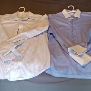 2 men's dress shirts Neiman Marcus
